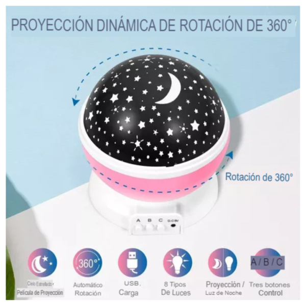 Proyector espanta cuco LED