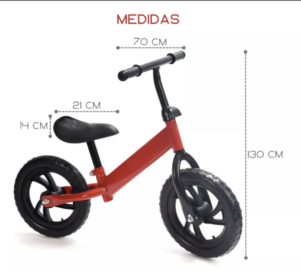 Bicicleta de aprendizaje 2 ruedas