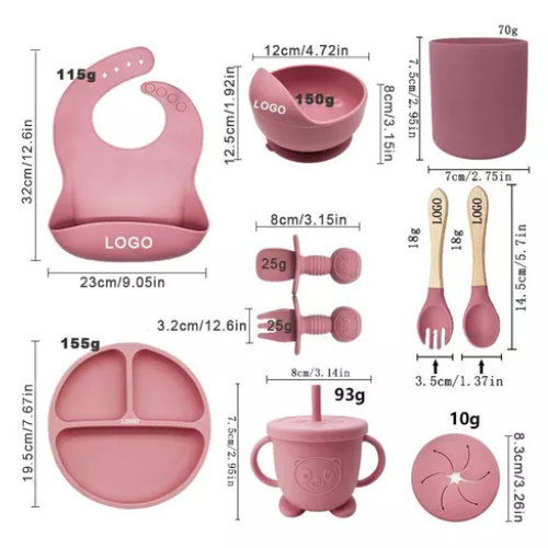 Vajilla de silicona - Kit Alimentación