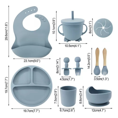 Vajilla de silicona - Kit Alimentación